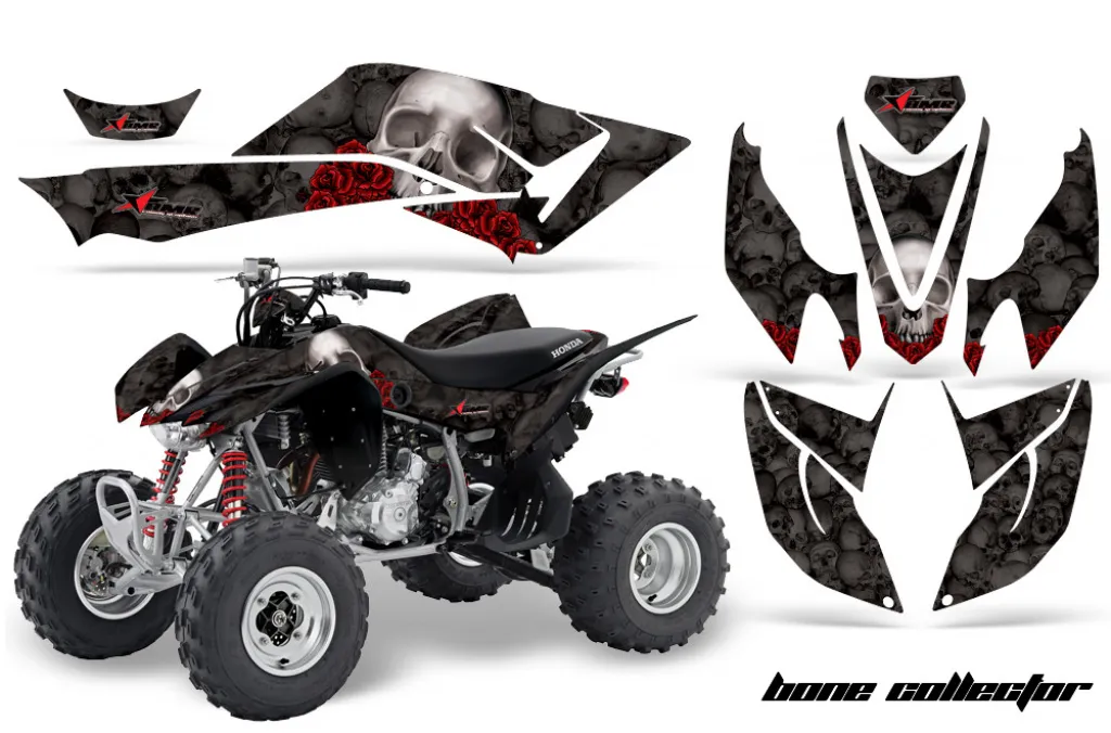 Bone Collector Schwarz für Honda TRX 400EX 2008-2016