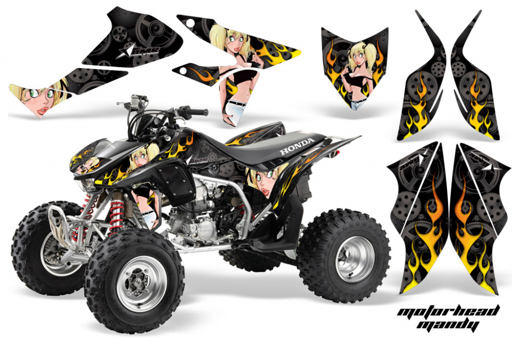 Motorhead Mandy Black for Honda TRX 450R 2004-2016