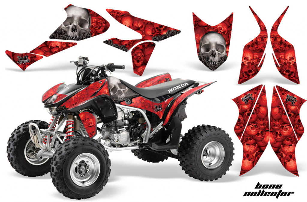 Bone Collector Red for Honda TRX 450R 2004-2016
