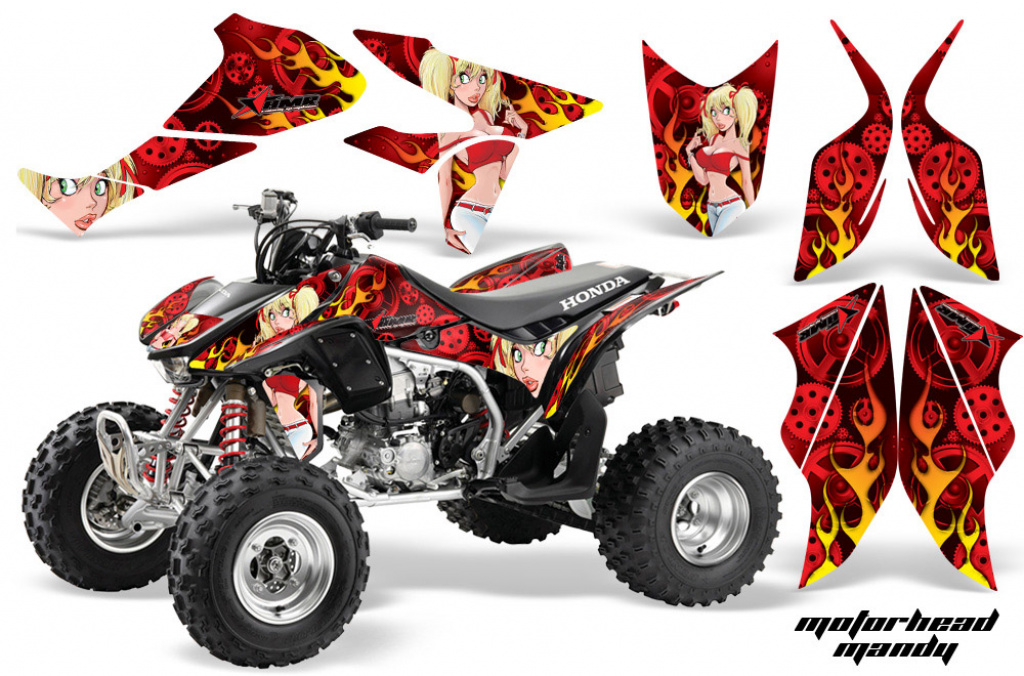 Motorhead Mandy Red for Honda TRX 450R 2004-2016