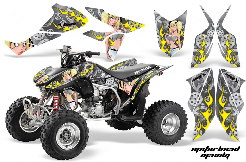 Motorhead Mandy Silver for Honda TRX 450R 2004-2016