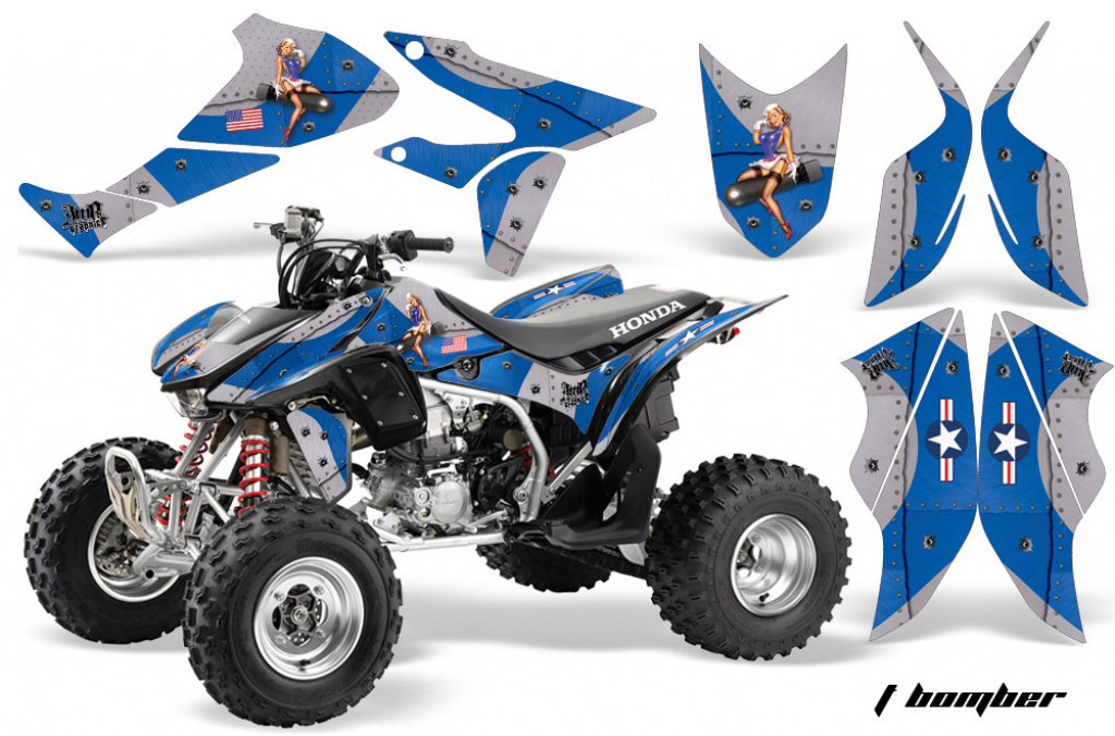 T-Bomber Blue for Honda TRX 450R 2004-2016