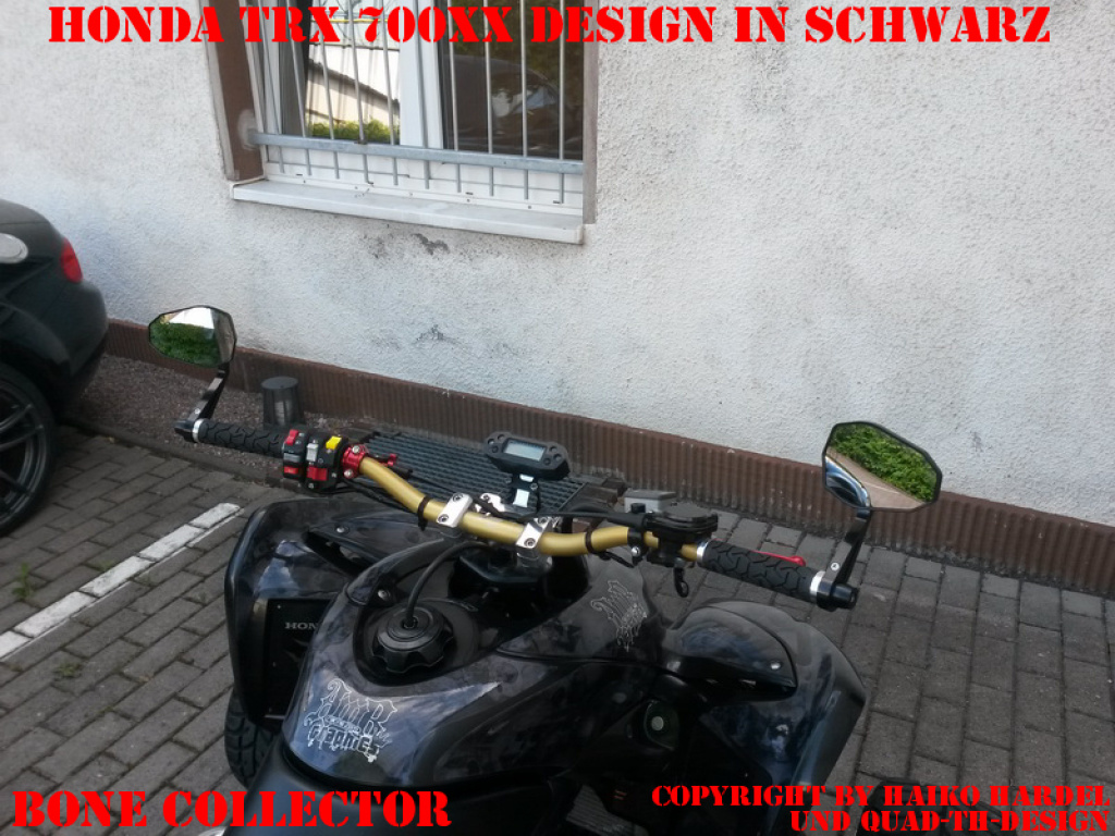 Bone Collector Black for Honda TRX 700xx 2008-2015