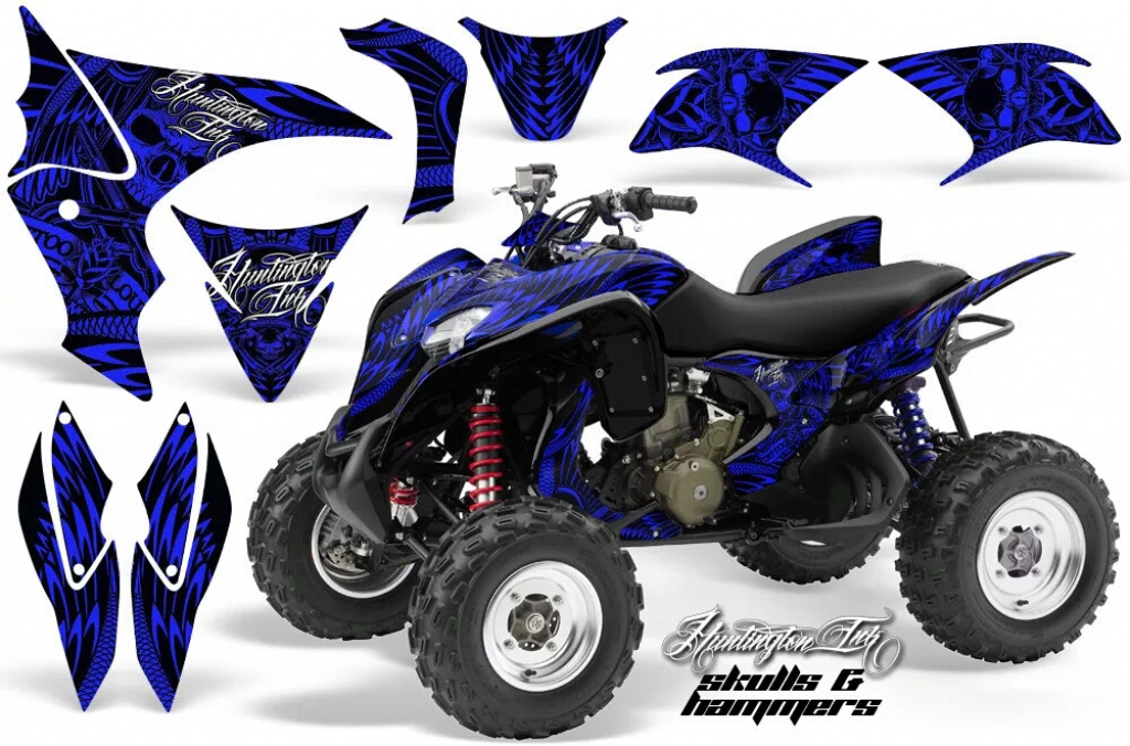 Skulls N Hammers Blue for Honda TRX 700xx 2008-2015