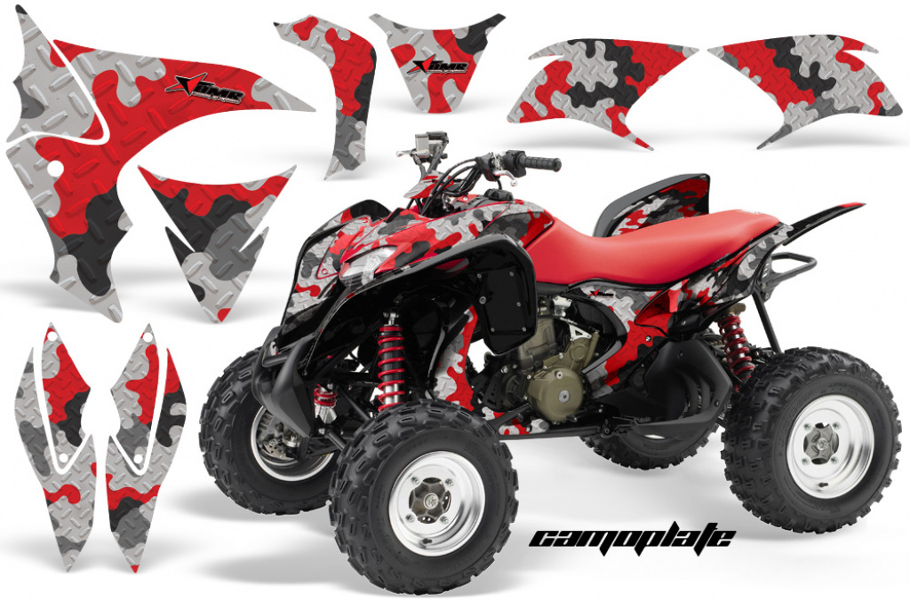 Camoplate Red for Honda TRX 700xx 2008-2015