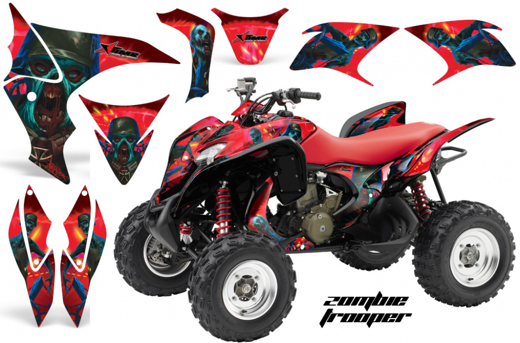 Zombie Trooper Red for Honda TRX 700xx 2008-2015