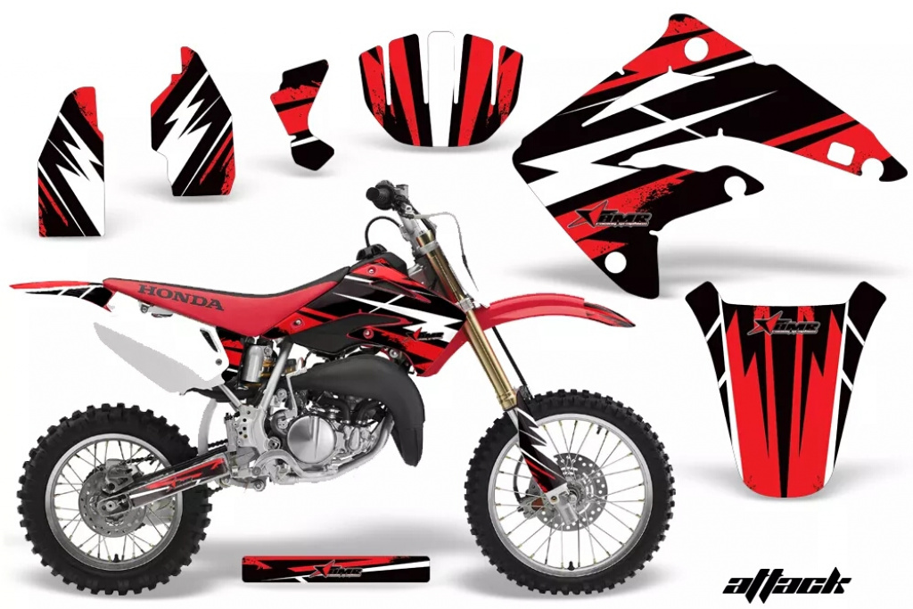 Attack Rot ohne Nummernfeldern für Honda CR85 2003-2007