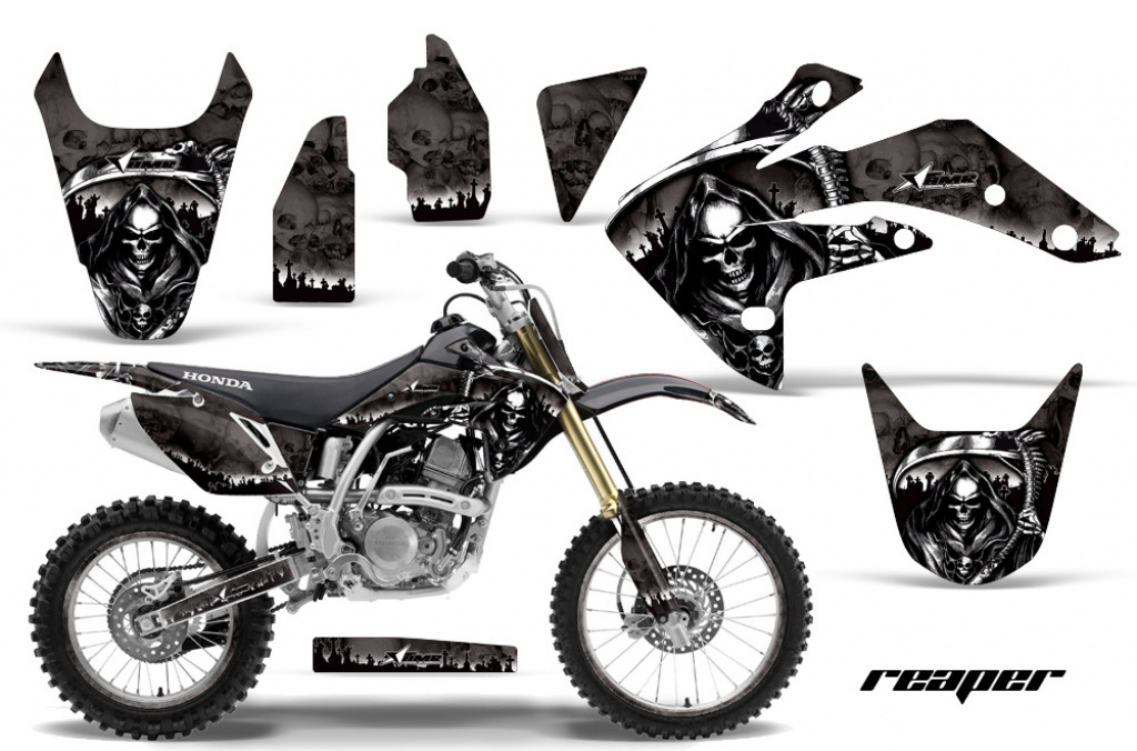 Reaper Black with number plates for Honda CRF150R 2007-2016