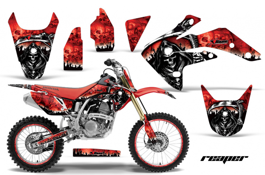 Reaper Red with number plates for Honda CRF150R 2007-2016