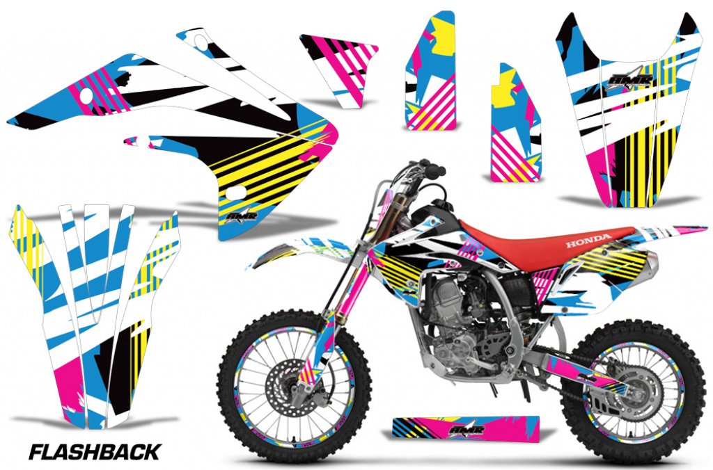 Flashback with number plates for Honda CRF150R 2017-2021