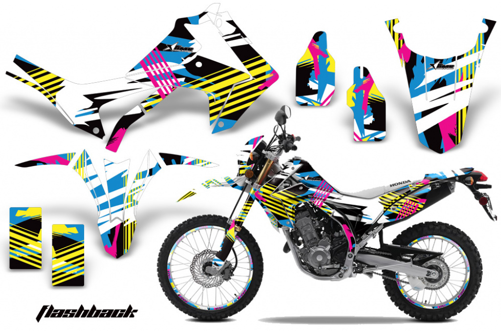 Flashback mit Nummernfelder für Honda CRF250L/CRF250M 2013-2020