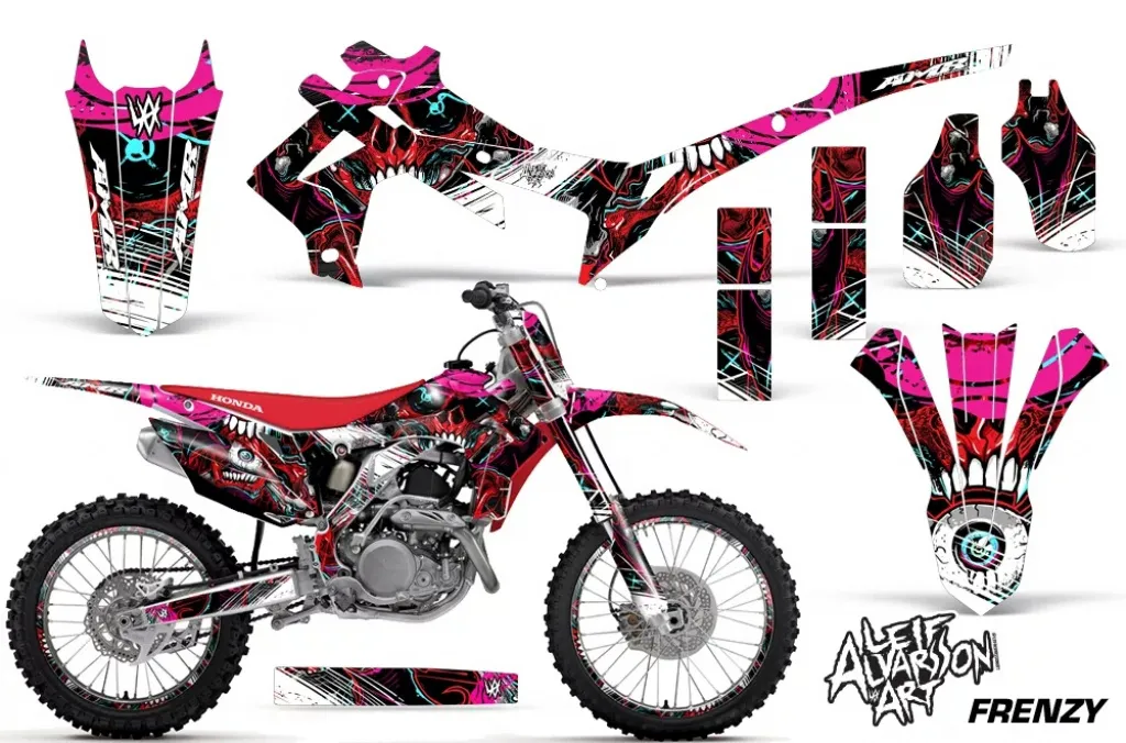 Frenzy Red with number plates for Honda CRF450R 2013-2016