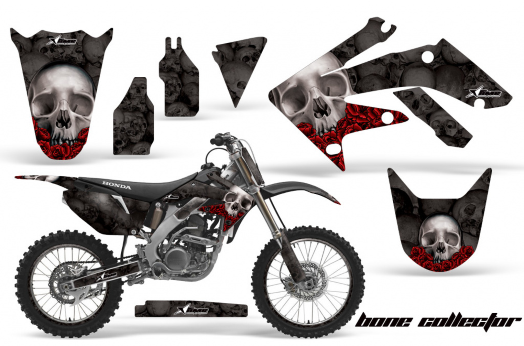 Bone Collector Black with number plates for Honda CRF250R 2010-2013