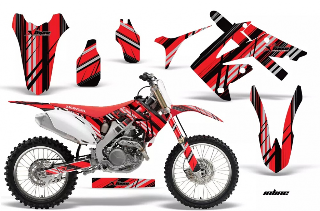 Inline Red without number plates for Honda CRF250R 2010-2013