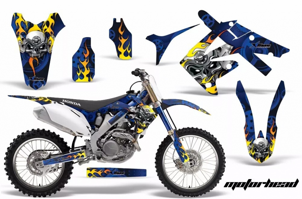 Motorhead Blue without number plates for Honda CRF250R 2010-2013