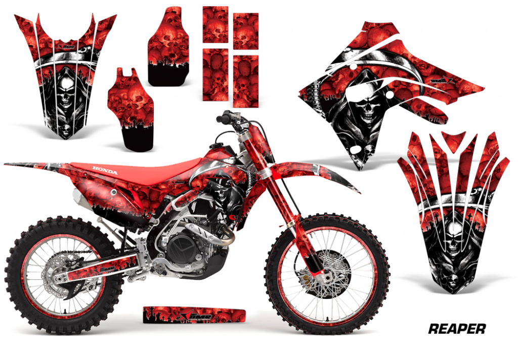 Reaper Red with number plates for Honda CRF450R/RX 2017-2020