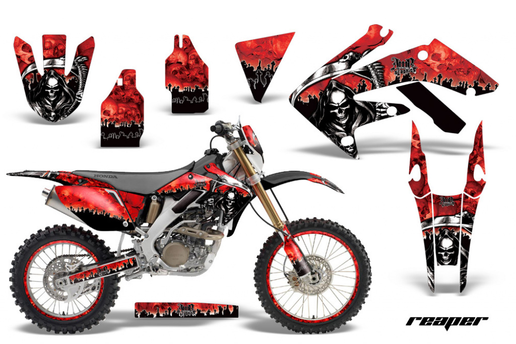 Reaper Rot mit Nummernfeldern für Honda CRF250X 2004-2017