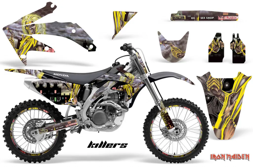 Iron Maiden - Killers mit Nummernfelder für Honda CRF450R 2009-2012