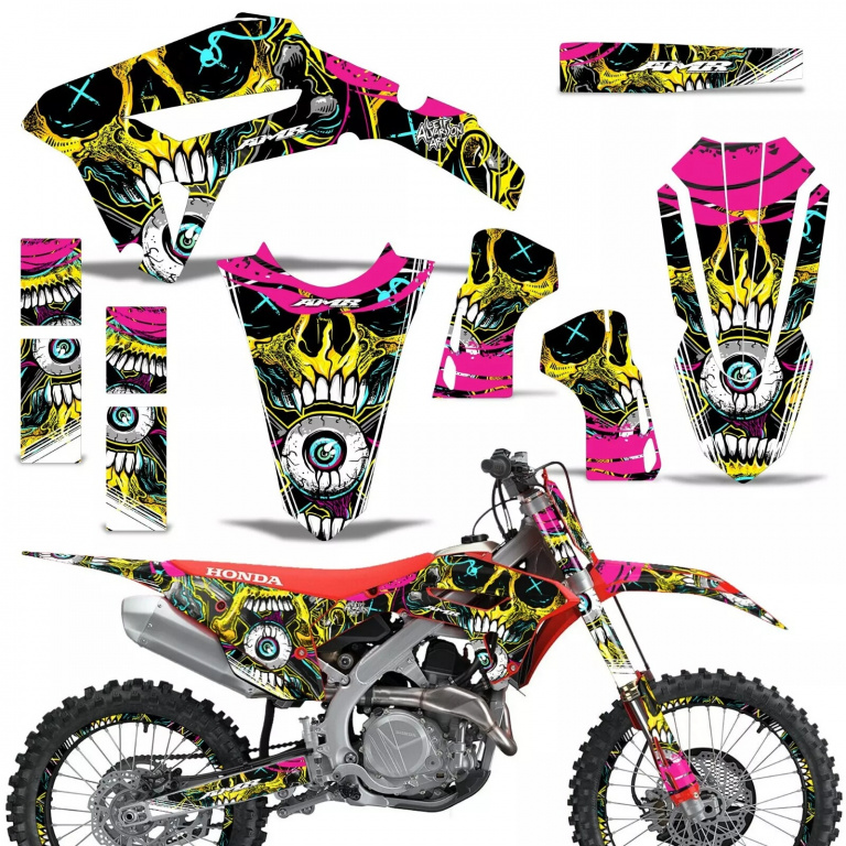 Frenzy Yellow with number plates for Honda CRF450R/RW 2021-2024