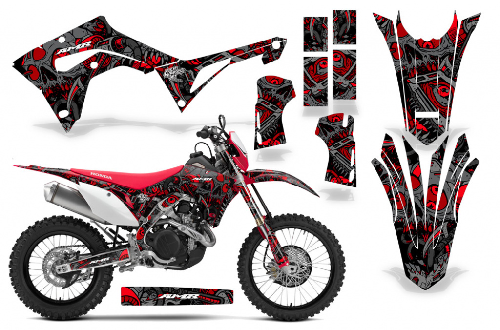 Tune In Rot ohne Nummernfeldern für Honda CRF450X 2017-2024