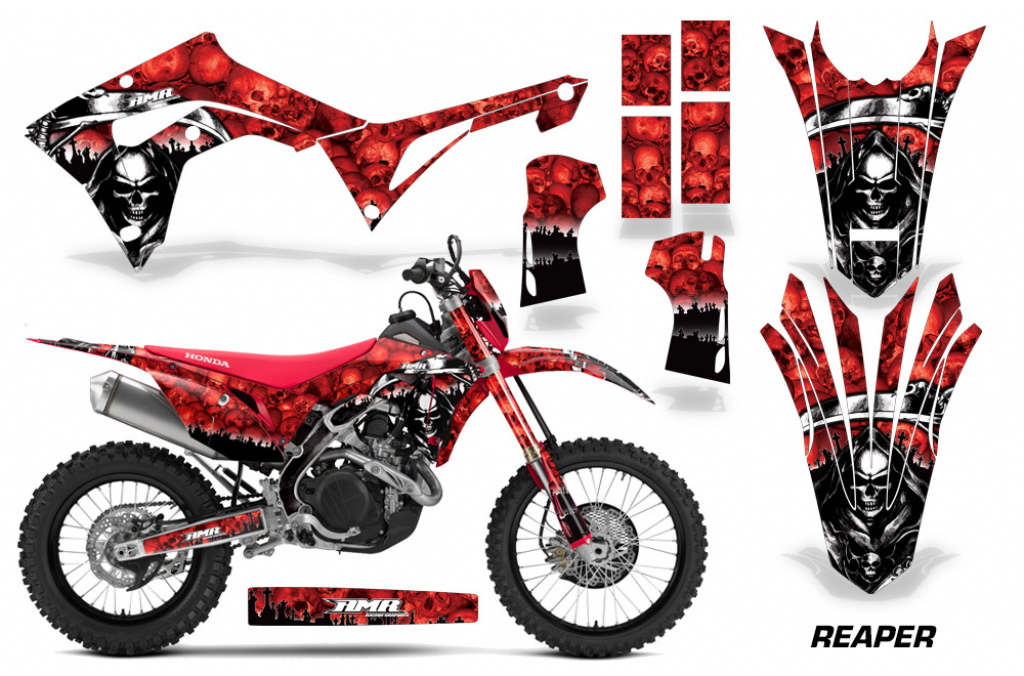 Reaper Rot mit Nummernfeldern für Honda CRF450X 2017-2024