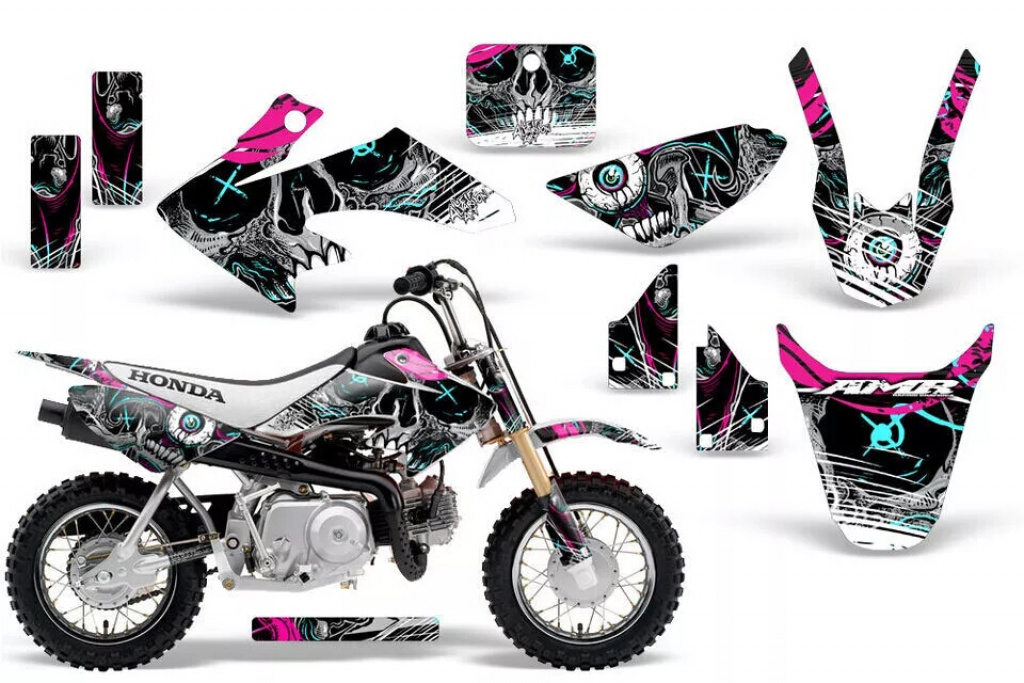 Frenzy Silver with number plates for Honda CRF50 2004-2013