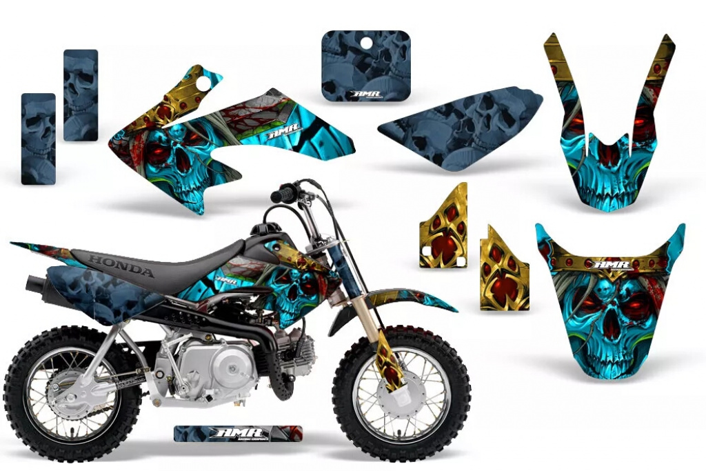 Kings with number plates for Honda CRF50 2004-2013