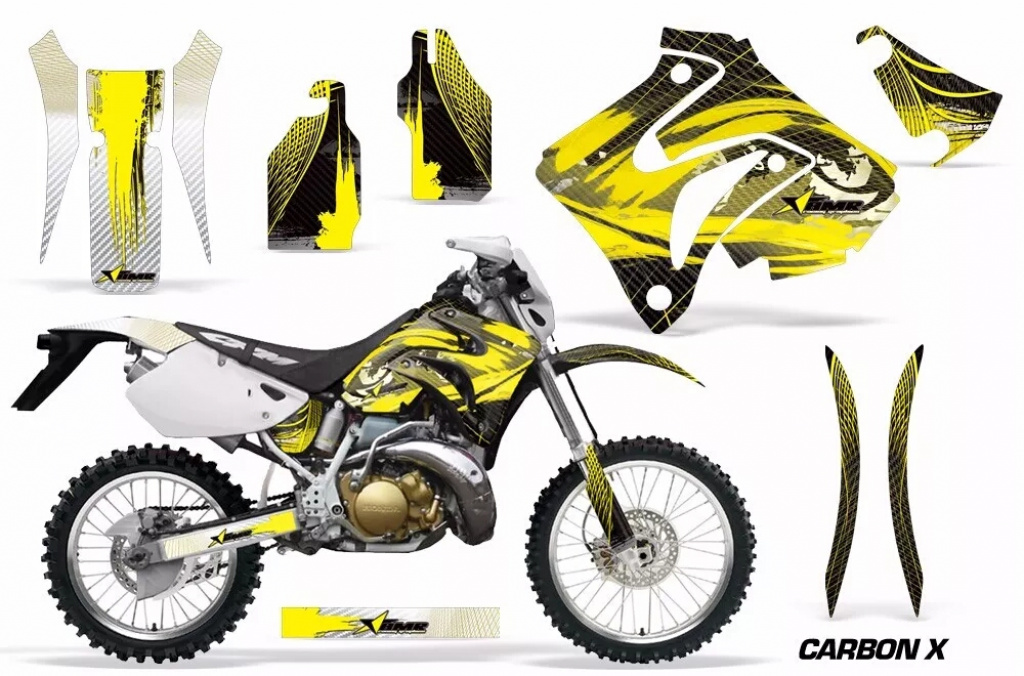 Carbox-X Gelb ohne Nummernfeldern für Honda CRM 250 AR 1989-1999