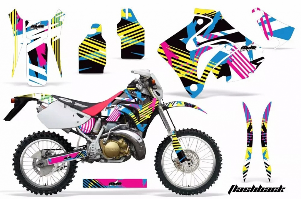 Flashback ohne Nummernfelder für Honda CRM 250 AR 1989-1999
