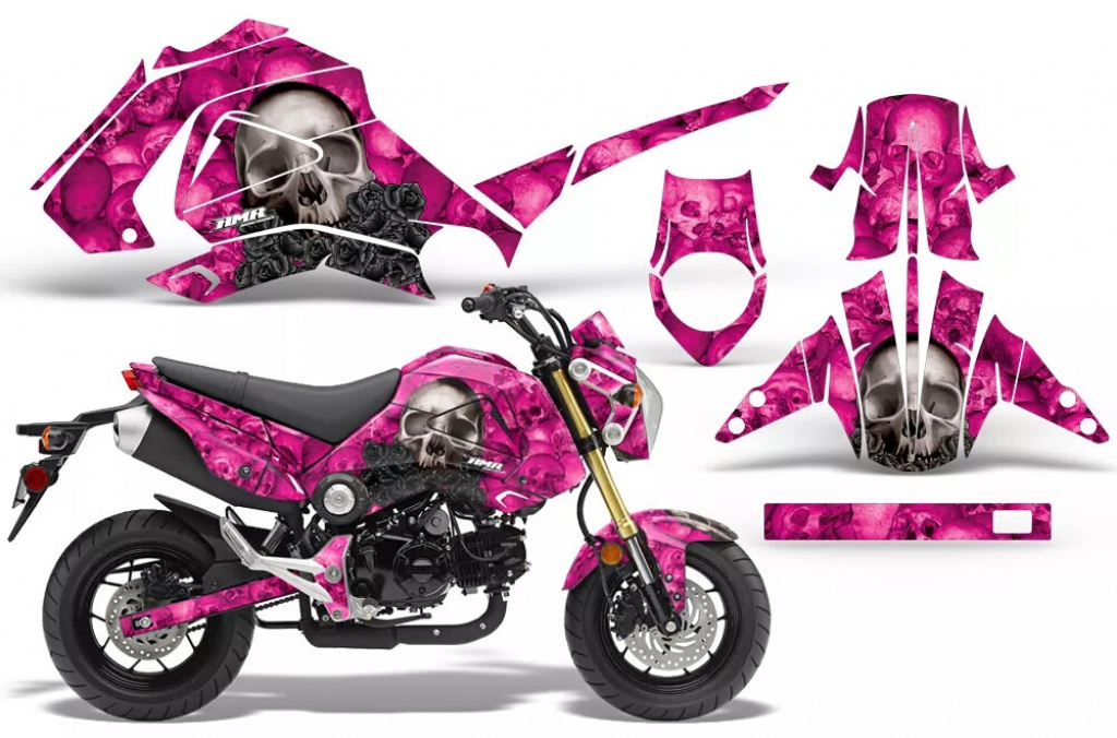 Bone Collector Pink für Honda Grom 125 2013-2016