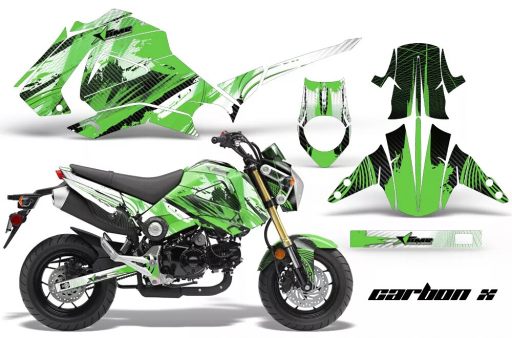 Carbon-X Grün für Honda Grom 125 2013-2016