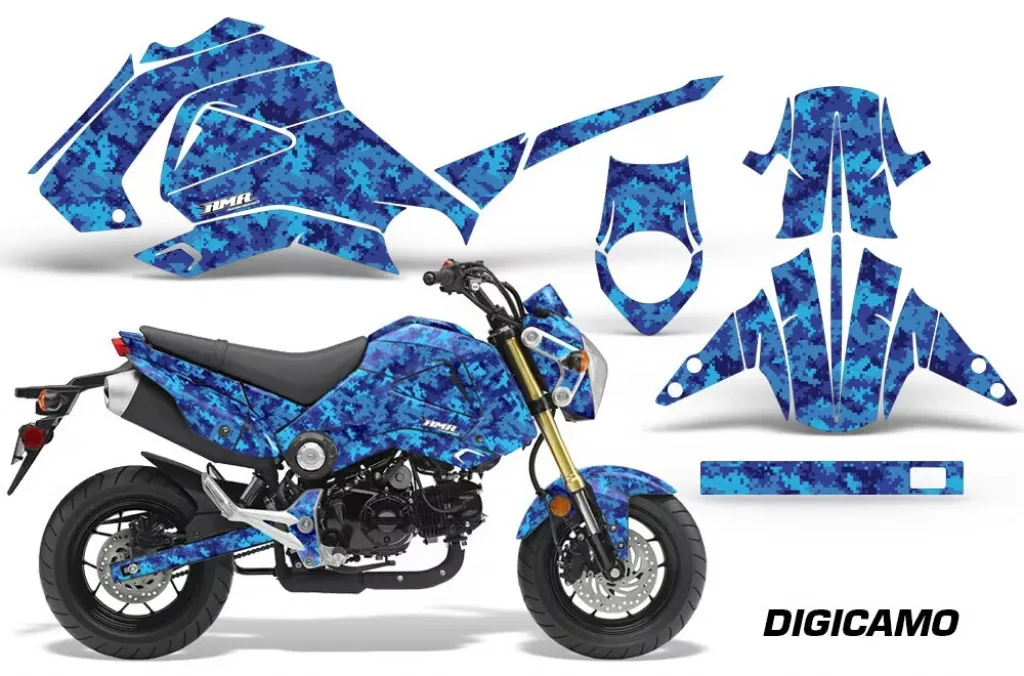 Digicamo Blue for Honda Grom 125 2013-2016