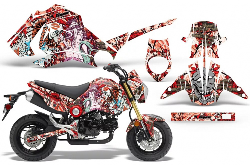 Tsunami Rot für Honda Grom 125 2013-2016