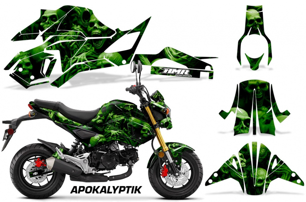 Apokalyptik Green for Honda Grom 125 2017-2020