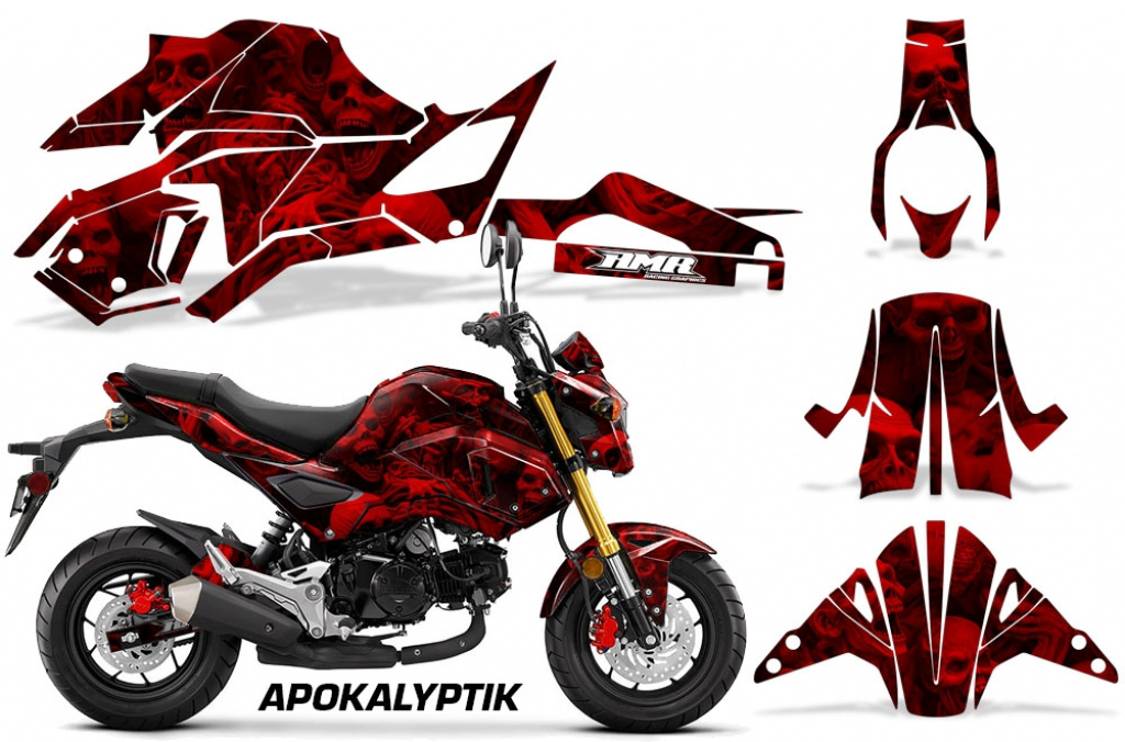 Apokalyptik Red for Honda Grom 125 2017-2020