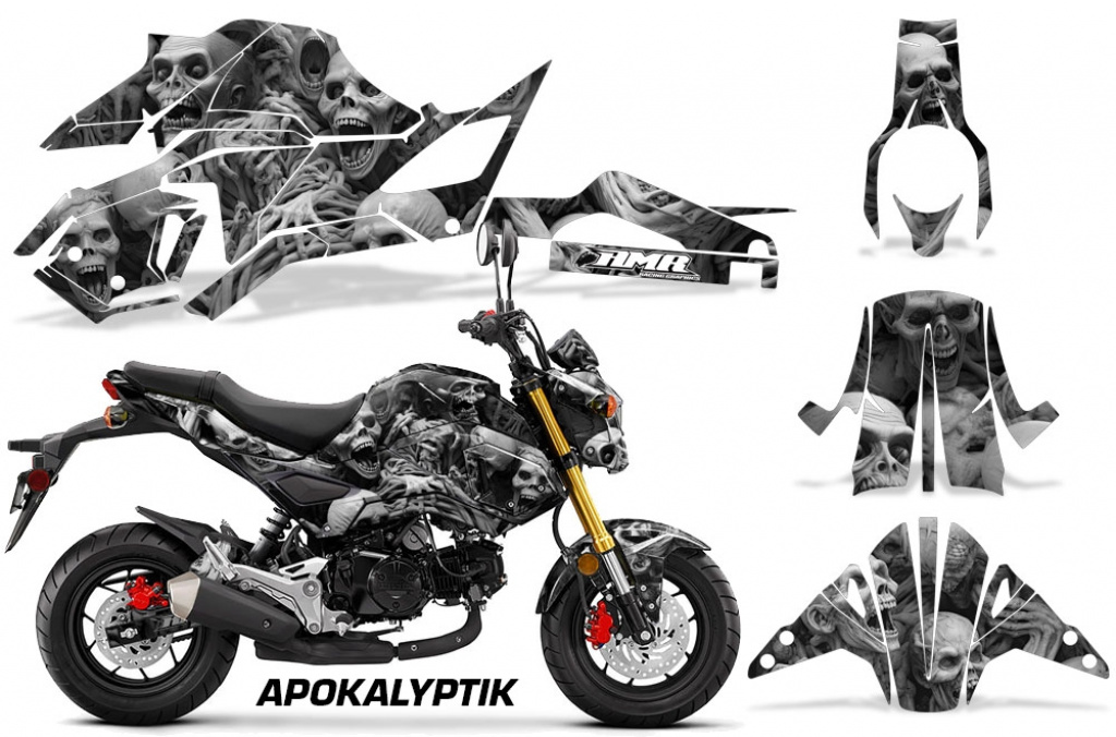 Apokalyptik Silver for Honda Grom 125 2017-2020