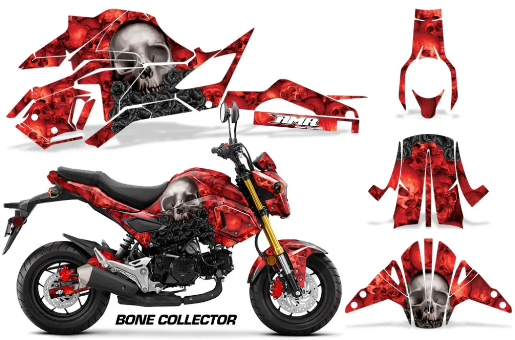Bone Collector Red for Honda Grom 125 2017-2020