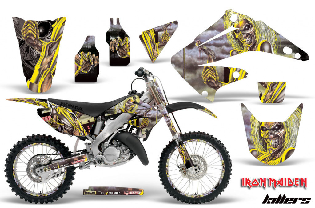 Iron Maiden - Killers mit Nummernfelder für Honda CR250 1995-2015