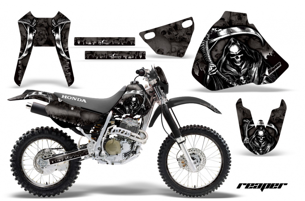 Reaper Schwarz mit Nummernfeldern für Honda XR400 1996-2004