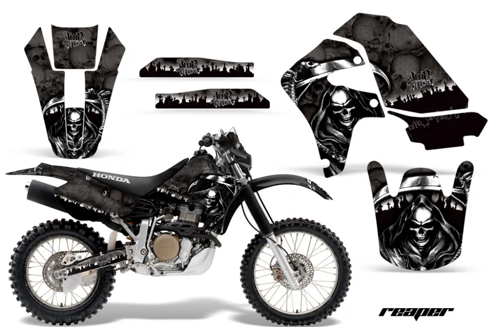 Reaper Schwarz mit Nummernfeldern für Honda XR650R 2000-2010