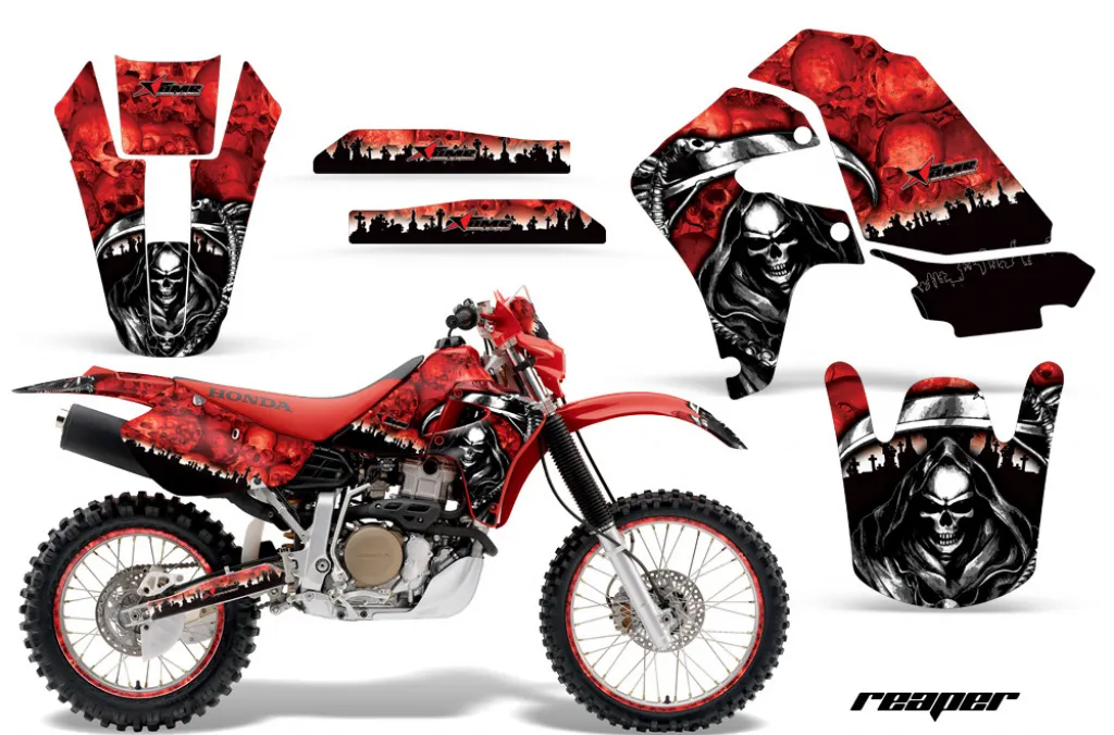 Reaper Rot mit Nummernfeldern für Honda XR650R 2000-2010