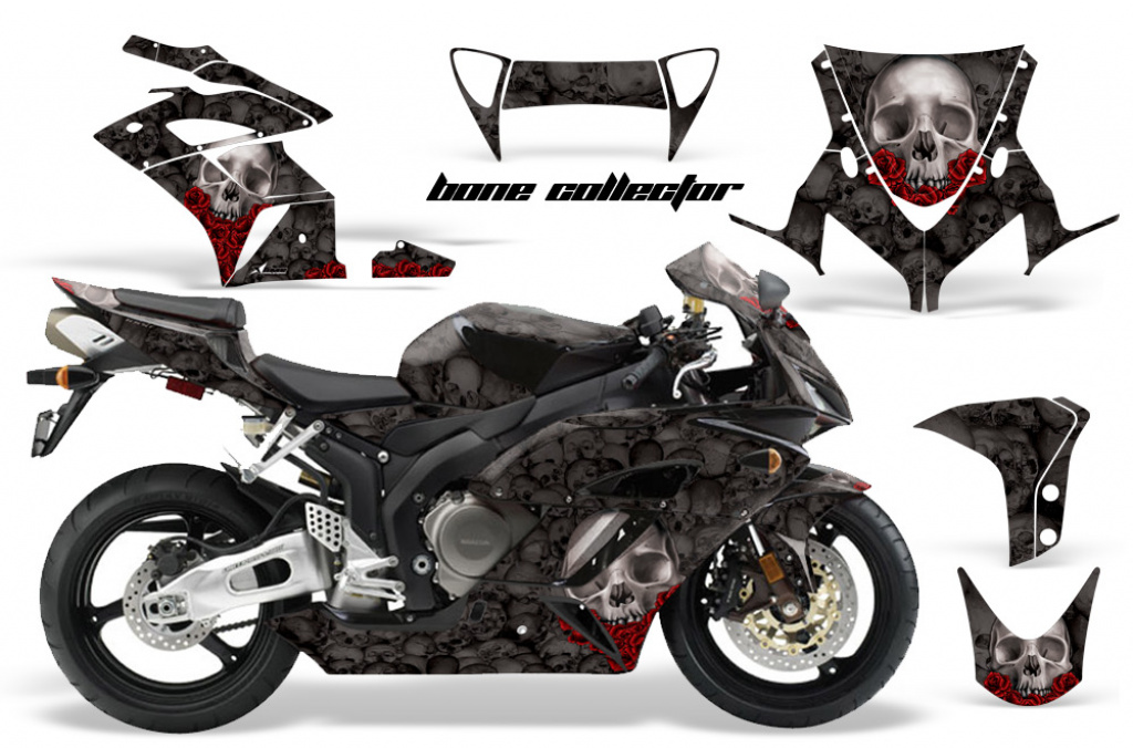 Bone Collector Schwarz für Honda Sport Bike CBR 1000RR 2004-2005