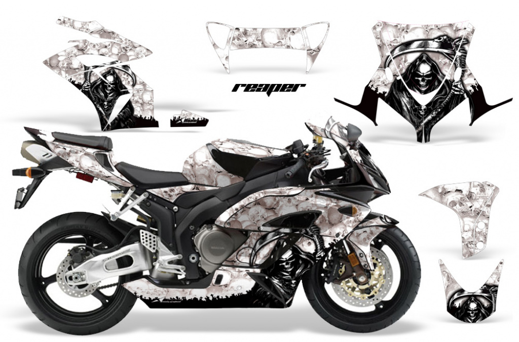 Reaper Weiß für Honda Sport Bike CBR 1000RR 2004-2005