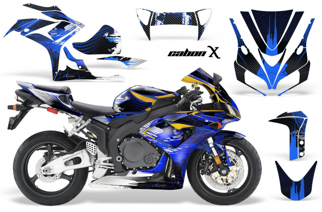 Carbon-X Blau für Honda Sport Bike CBR 1000RR 2006-2007