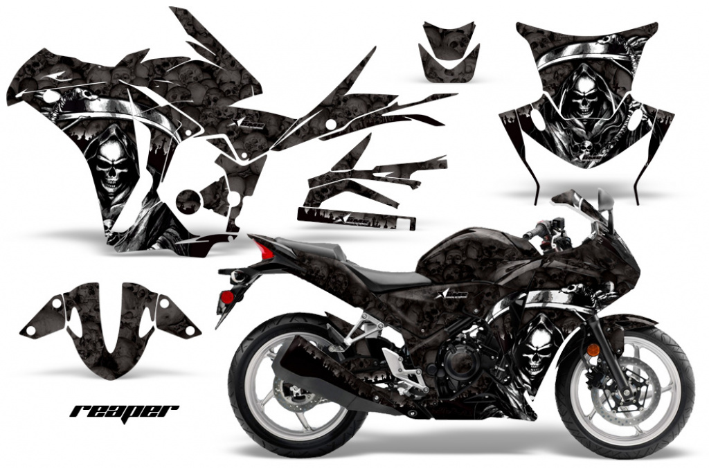 Reaper Schwarz für Honda Sport Bike CBR 250R 2010-2013