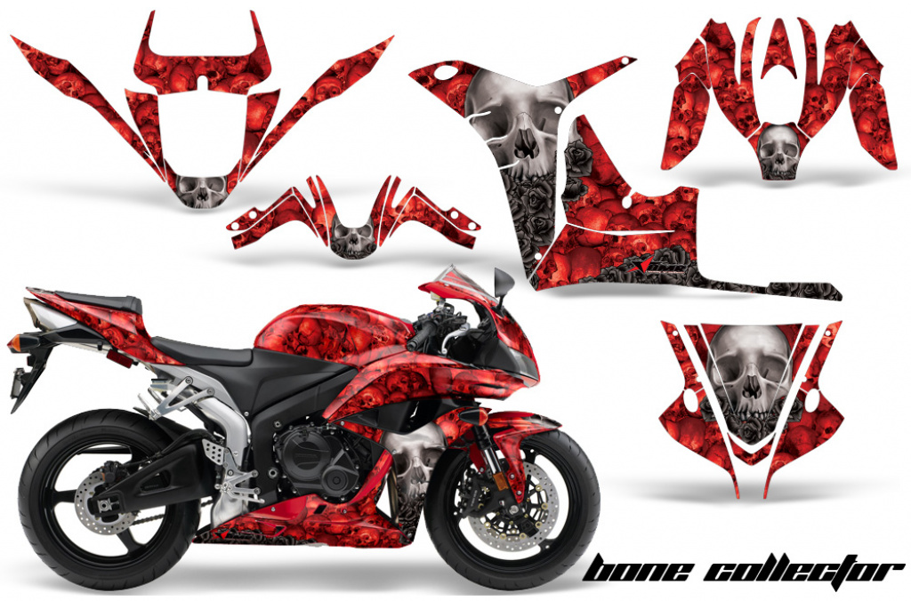 Bone Collector Rot für Honda Sport Bike CBR 600RR 2007-2008