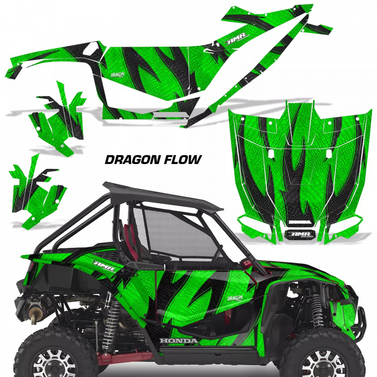 Dragon Flow Green for Honda Talon 1000X/R 2 Door 2019-2022