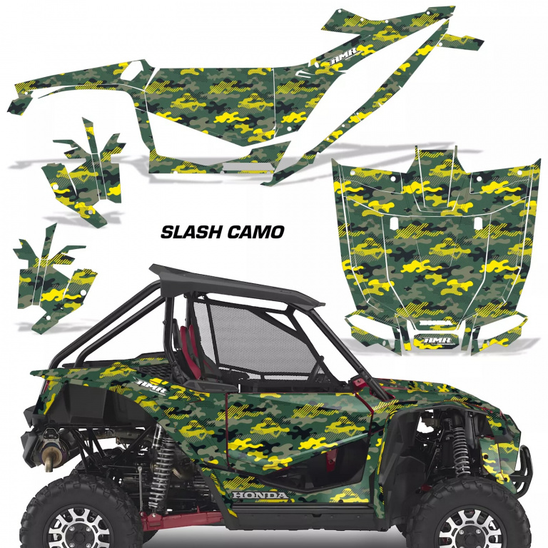 Slash Camo Yellow for Honda Talon 1000X/R 2 Door 2019-2022