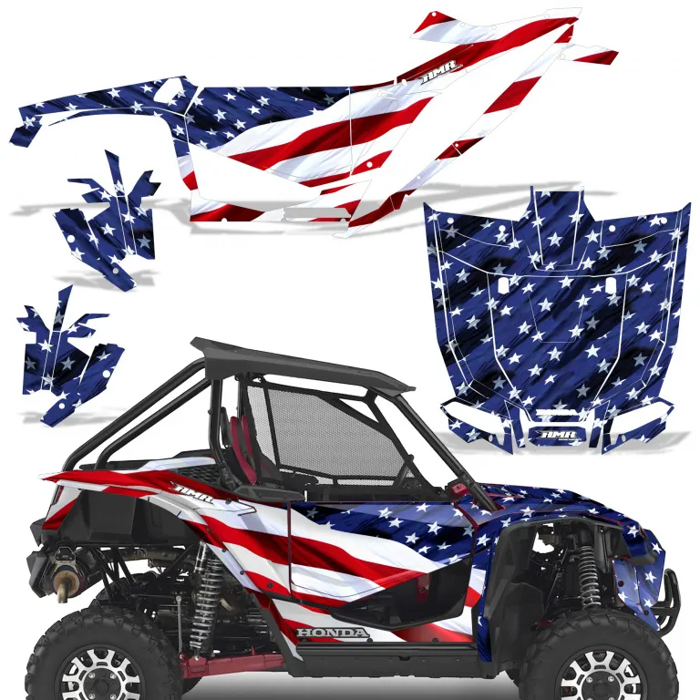 Stars and Stripes for Honda Talon 1000X/R 2 Door 2019-2022