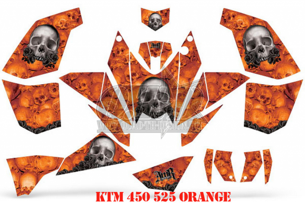 Bone Collector Orange for KTM XC 525 Quad